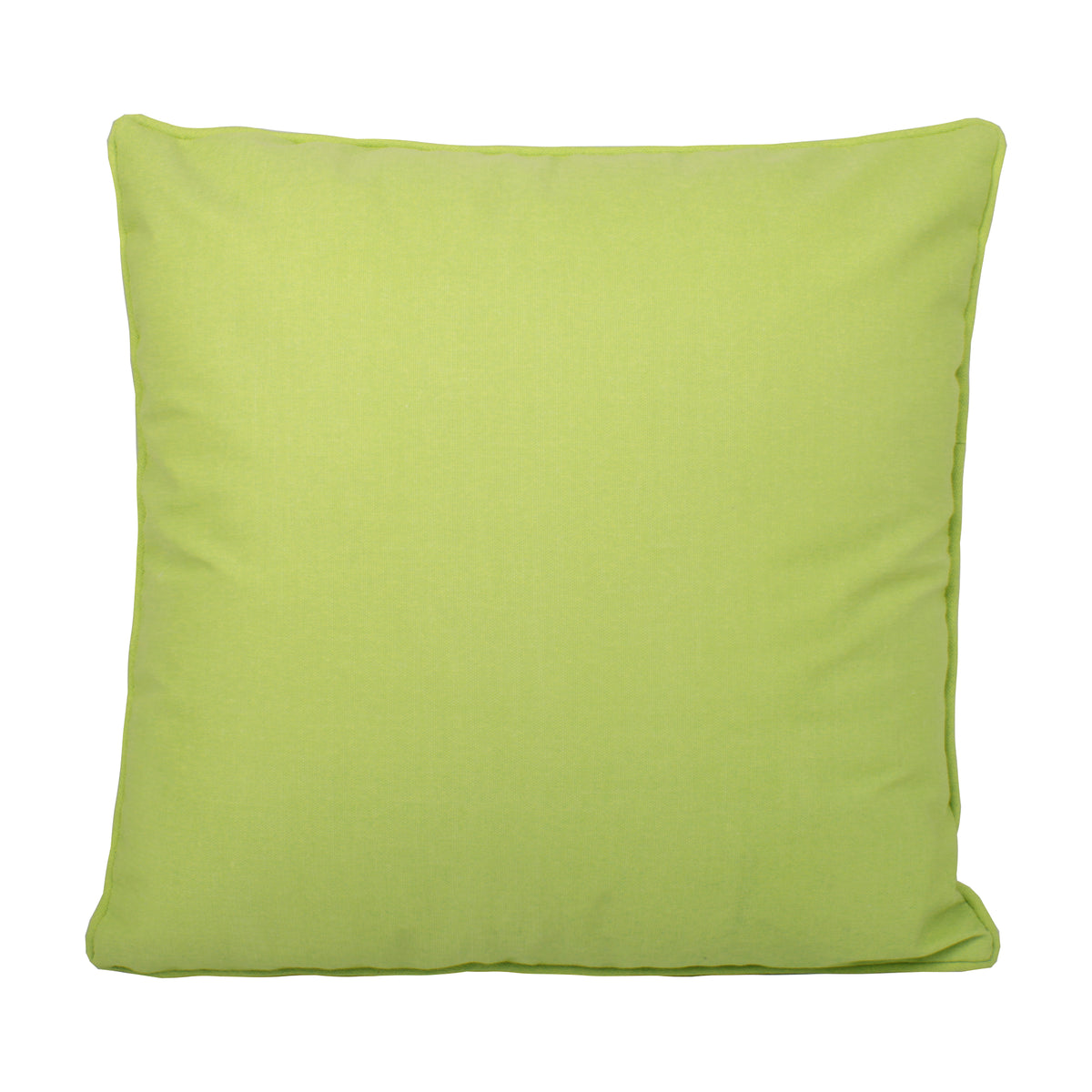 Fusion Plain Dye Outdoor Filled Cushion 43cm x 43cm Lime