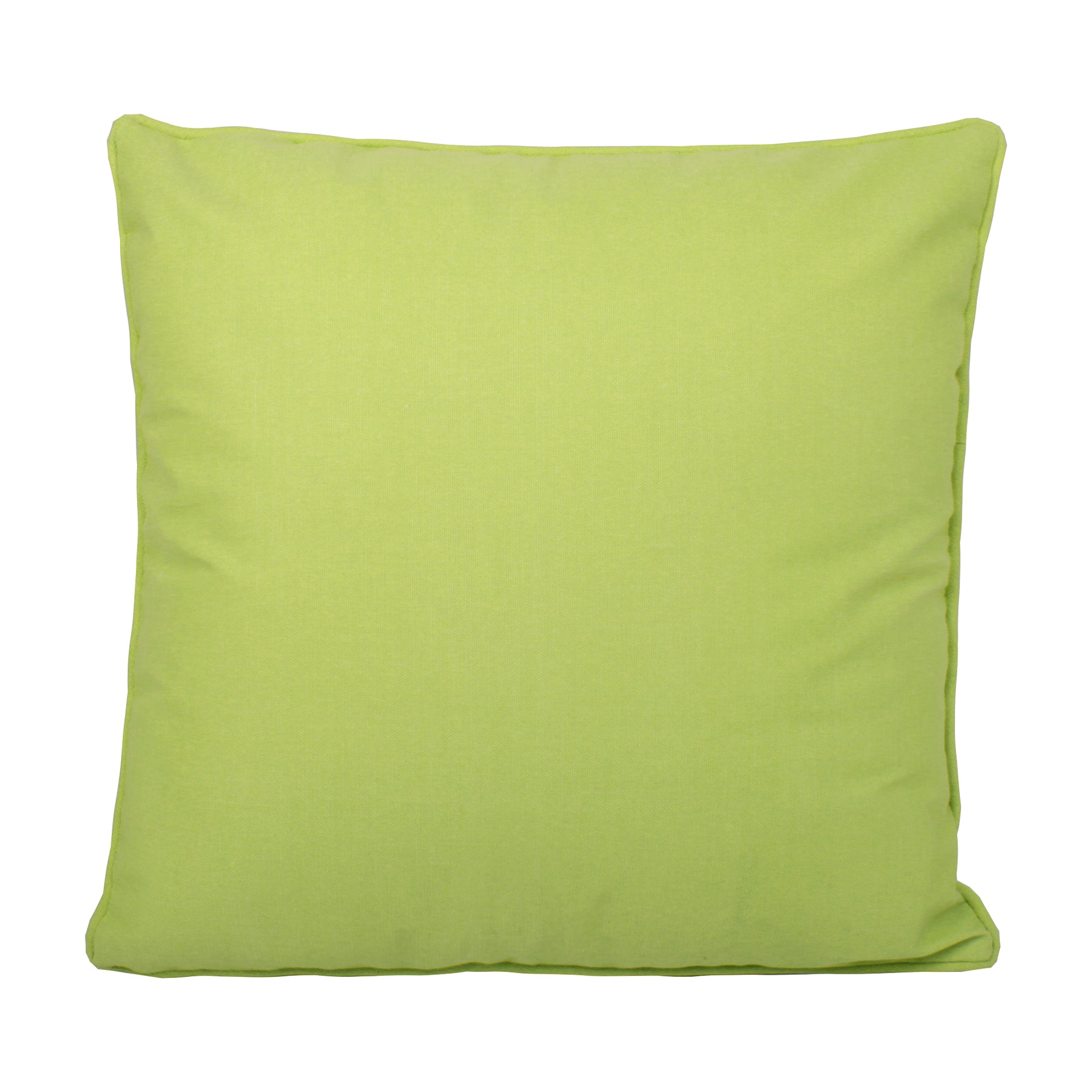 Plain Dye Outdoor Filled Cushion 43cm x 43cm Lime
