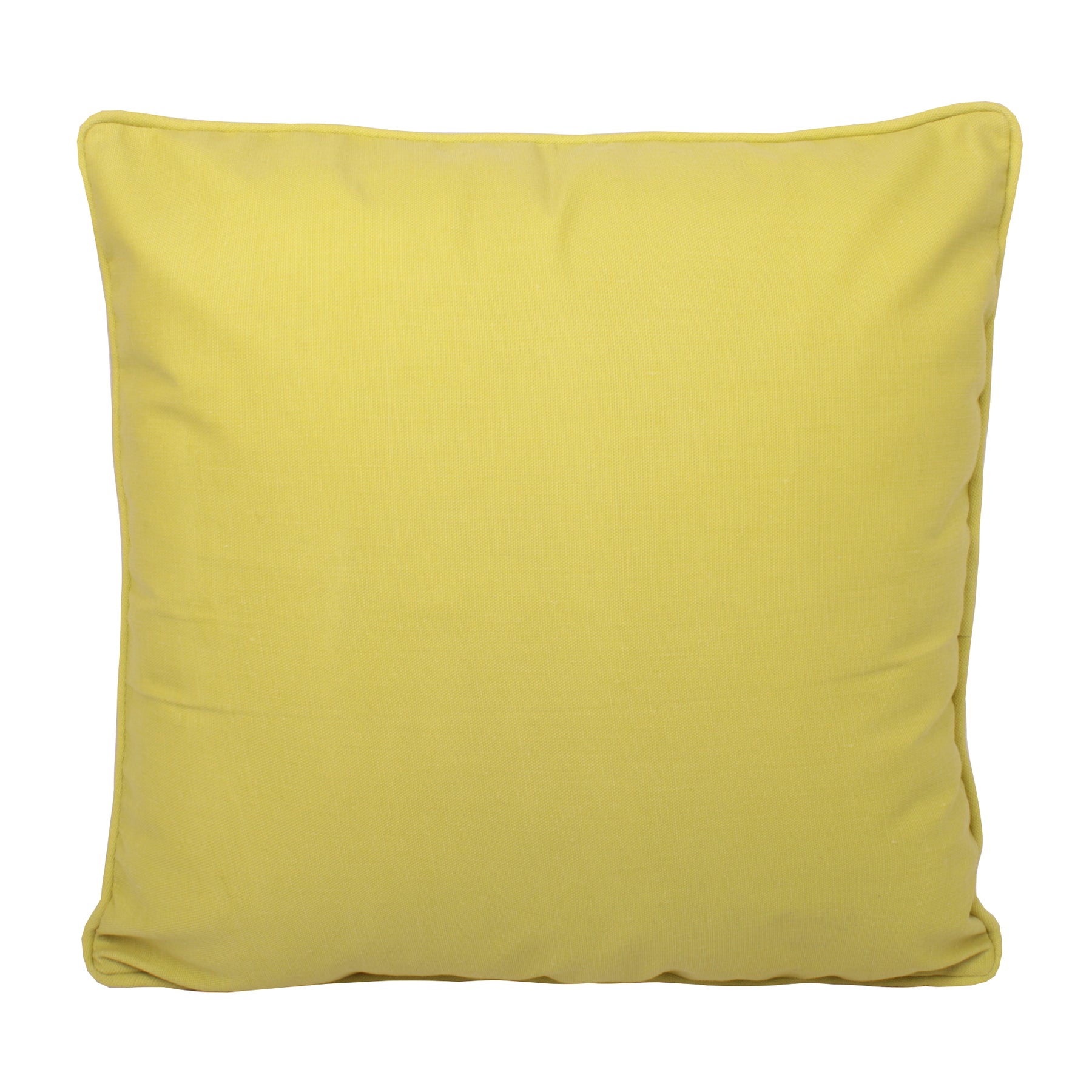Fusion Plain Dye Outdoor Filled Cushion 43cm x 43cm Ochre