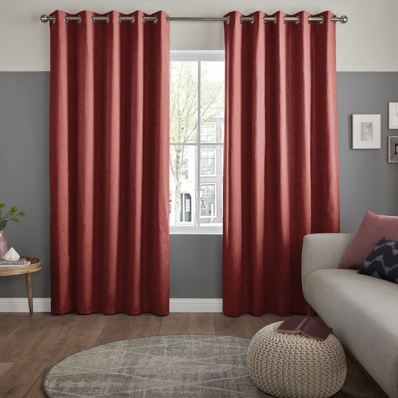 Positano Made to Measure Curtain Scarlet
