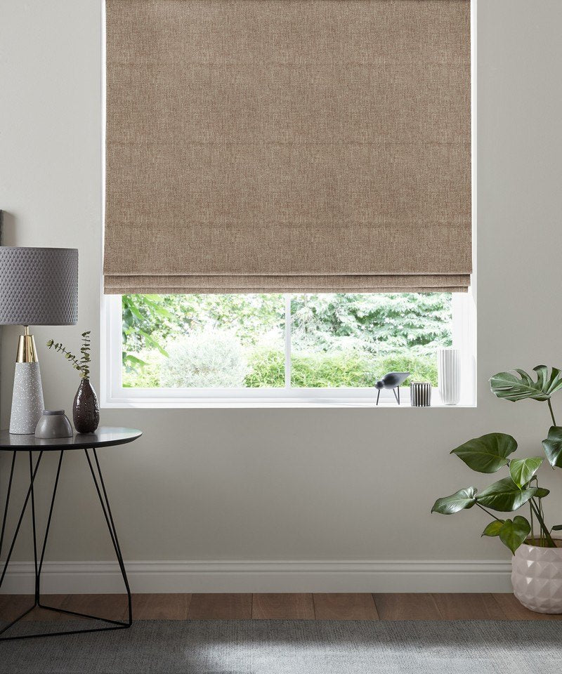 Positano Made to Measure Roman Blind Biscuit