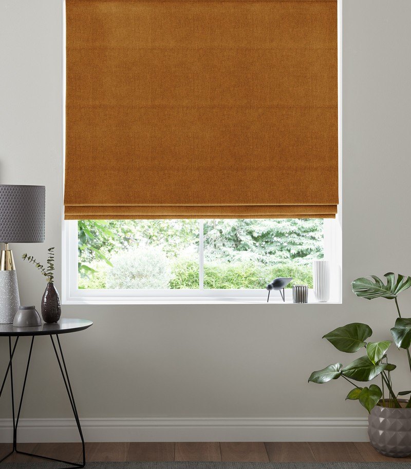Positano Roman Blind in Rust | 4.8 Star Brand Rating | Terrys