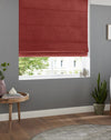 Positano Made to Measure Roman Blind Scarlet