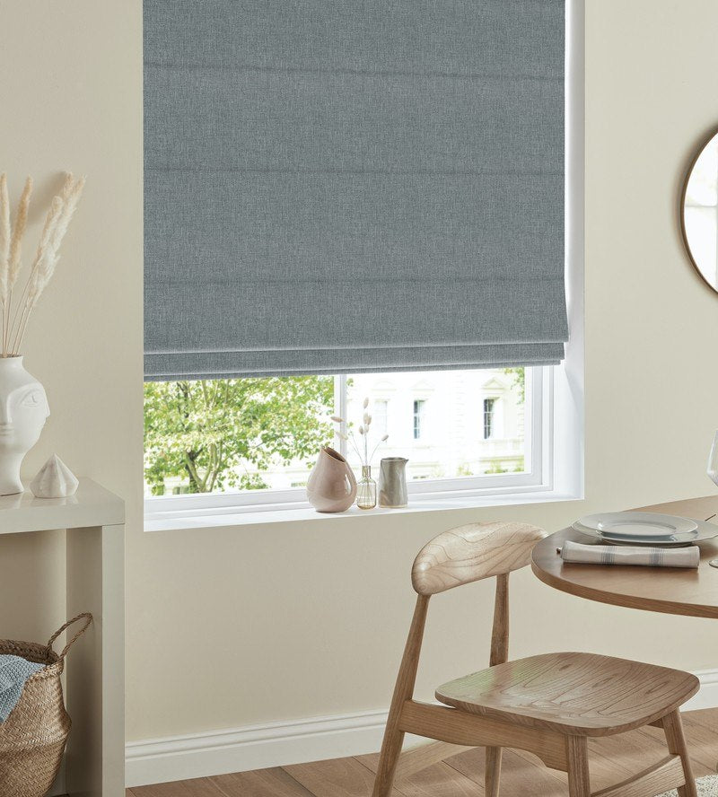 Positano Made to Measure Roman Blind Slate