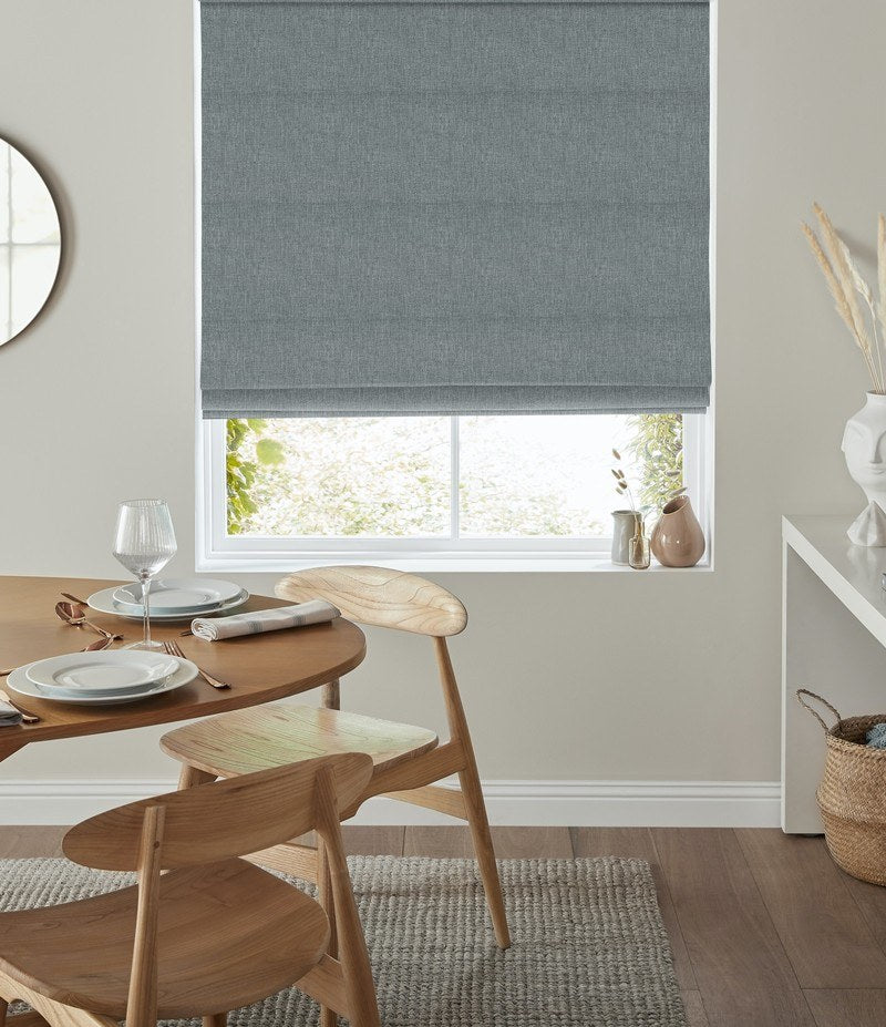 Positano Made to Measure Roman Blind Slate