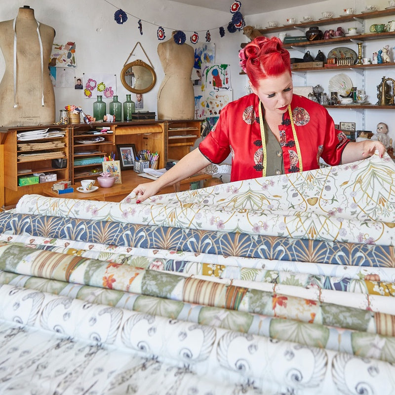 Angel Strawbridge Cream The Chateau by Potagerie Fabric Terrys