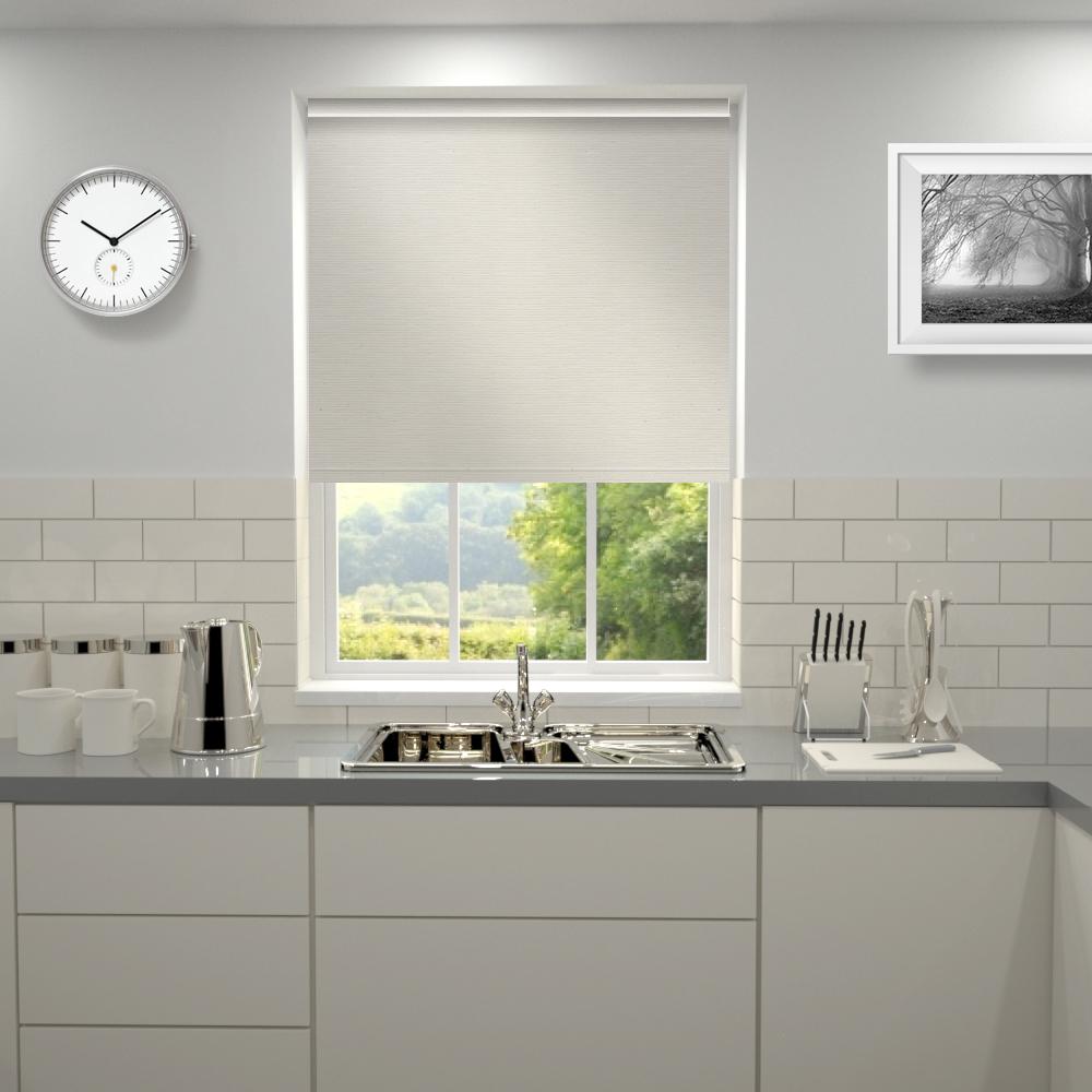 Primary Made to Measure Blackout Roller Blind Brilliant White