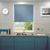 Primary Made to Measure Blackout Roller Blind Air Blue Sky Blue