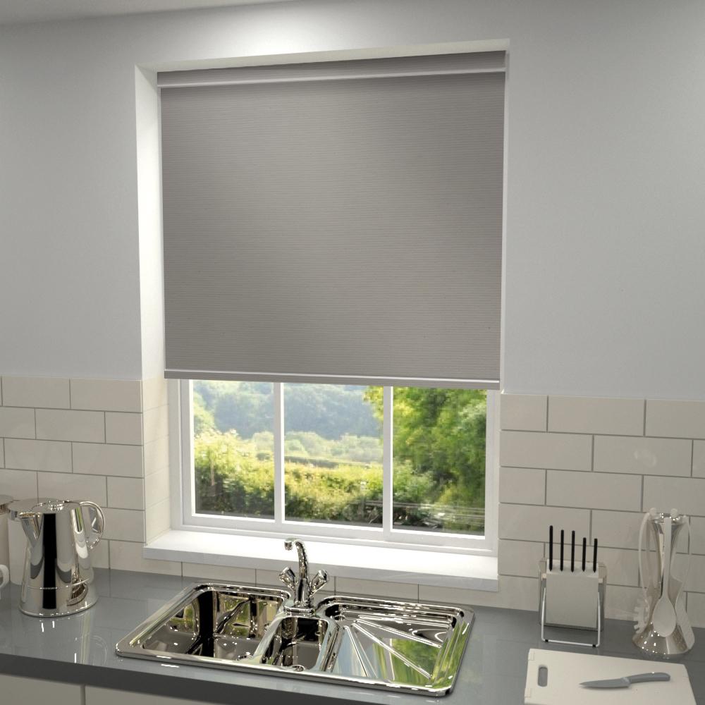 Primary Made to Measure Blackout Roller Blind Metal Steel