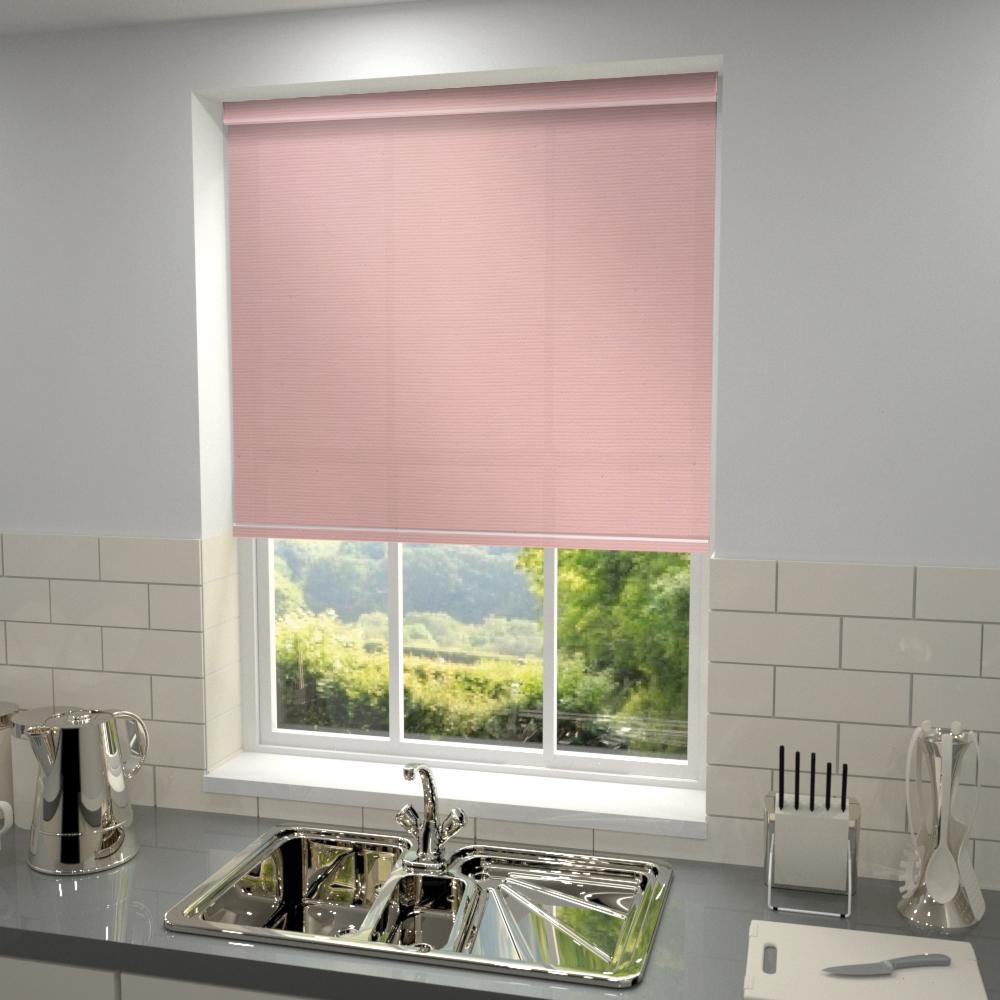 Primary Made to Measure Roller Blind Rose Dusky Rose
