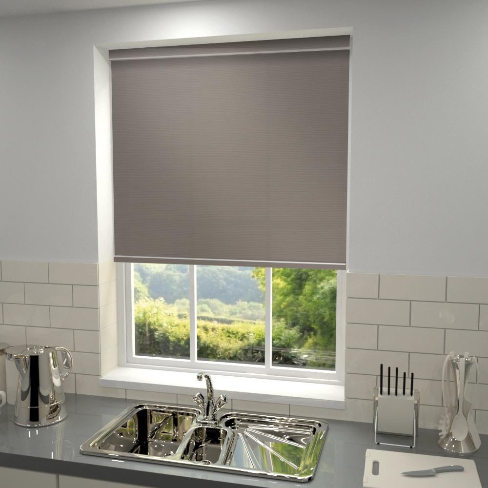Primary Made to Measure Roller Blind Limestone Granite