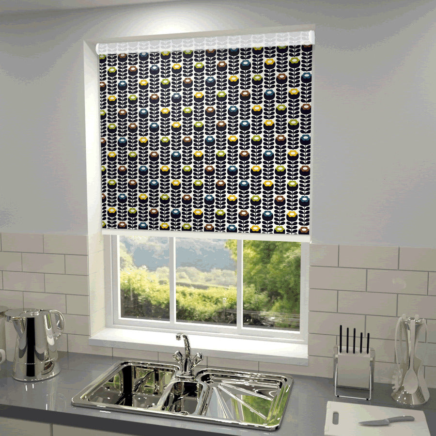 Orla Kiely Primrose Made to Measure Blackout Roller Blind Multi