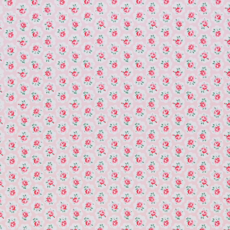 Cath Kidston Provence Rose Fabric Pink