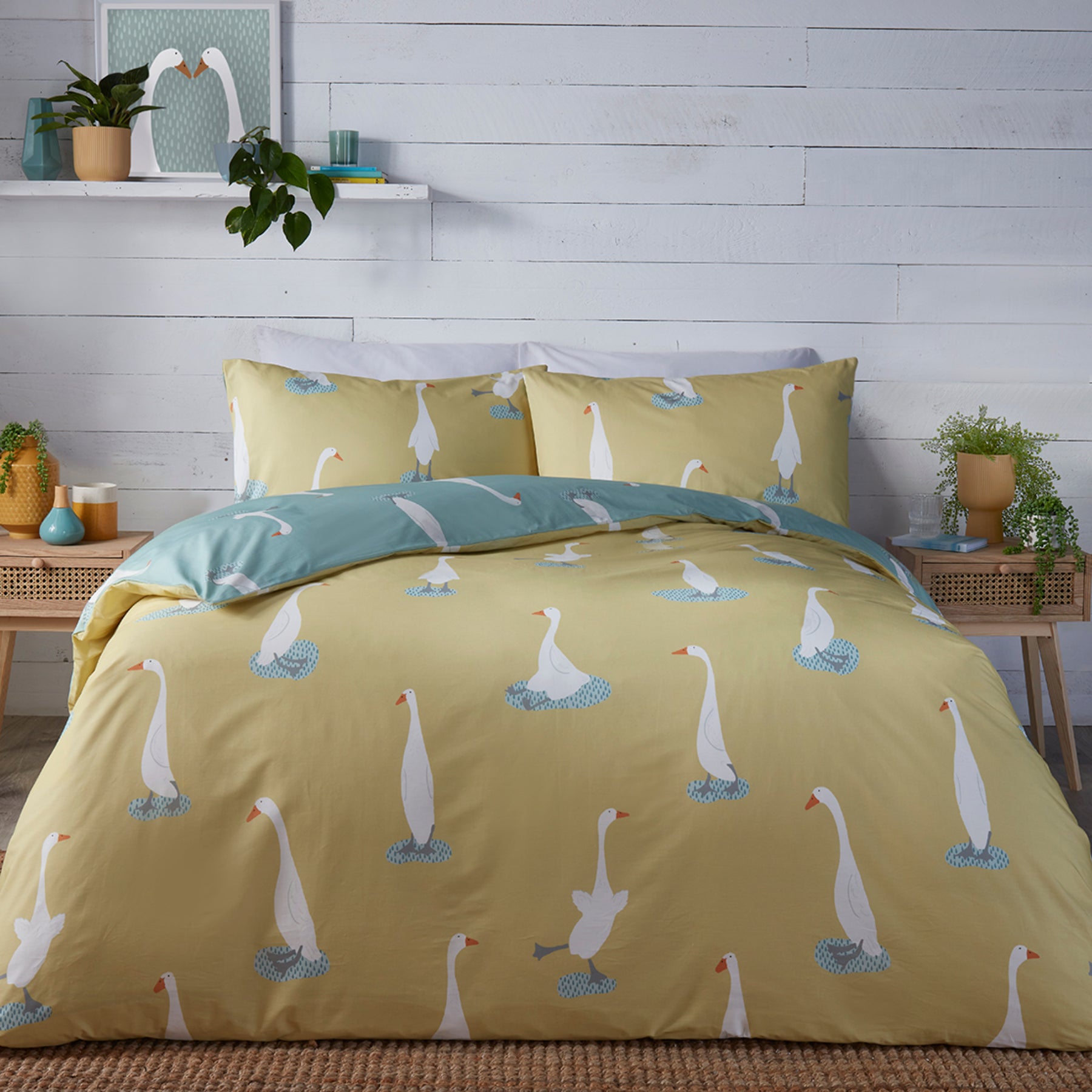 Puddles The Duck Bedding Set Yellow