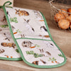 Ulster Weavers Rabbit Patch Double Oven Glove Green