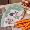Ulster Weavers Rabbit Patch Tea Towel Green