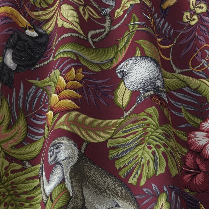 iLiv Rain Forest Fabric Cranberry