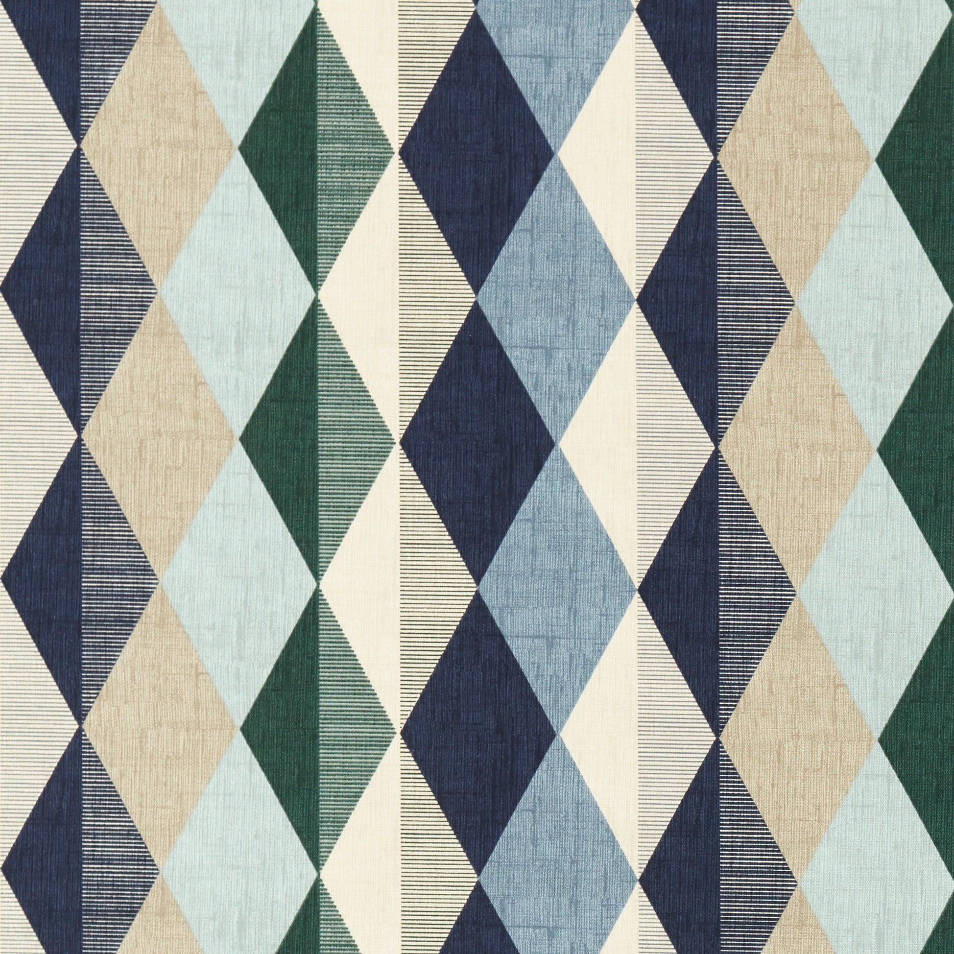 Mineral Navy Denver Fabric by Clarke & Clarke Terrys