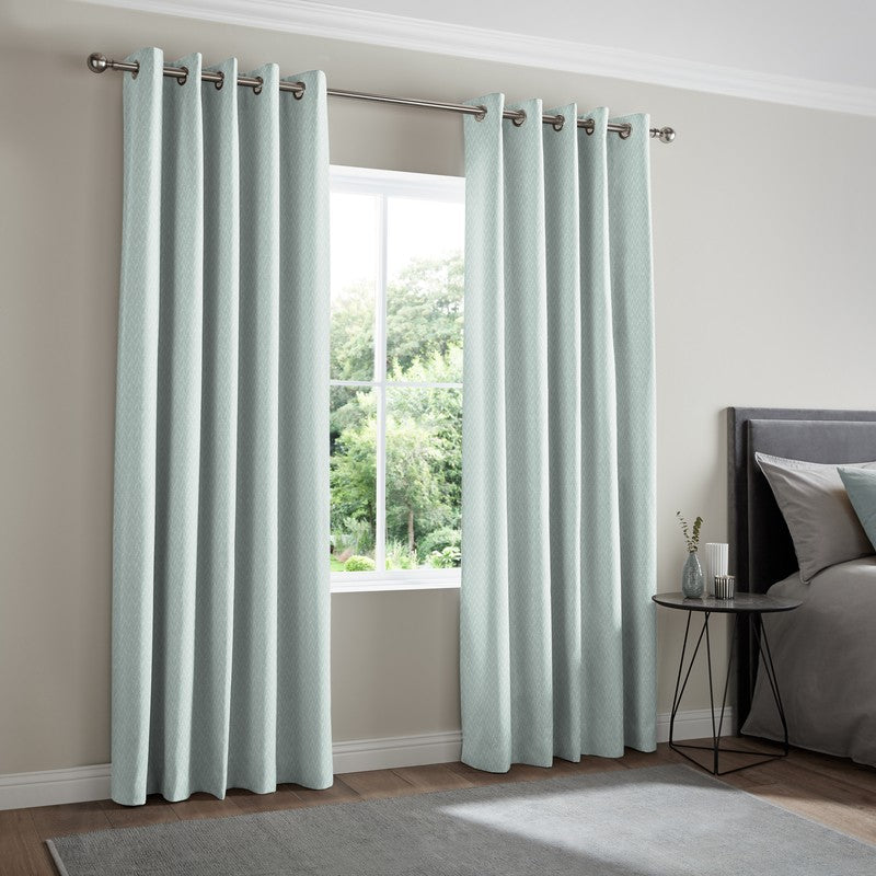 Kivu Made to Measure Curtain Aquamarine