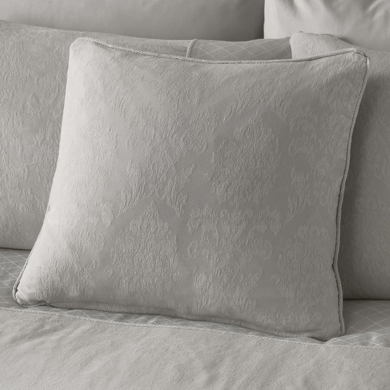 Dreams & Drapes Rosana Filled Cushion 43cm x 43cm Silver