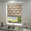 Orla Kiely Rosebud Made to Measure Blackout Roller Blind Orange