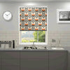 Orla Kiely Rosebud Made to Measure Blackout Roller Blind Orange
