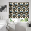 Orla Kiely Rose Bud Made to Measure Roman Blind Powder Blue