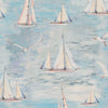 ANTE DECOR Sail Away Fabric Ocean