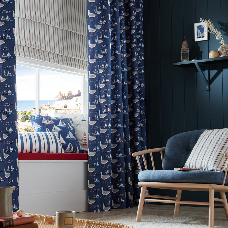 Salcombe Stripe Fabric Multi