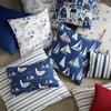 Salcombe Stripe Fabric Navy