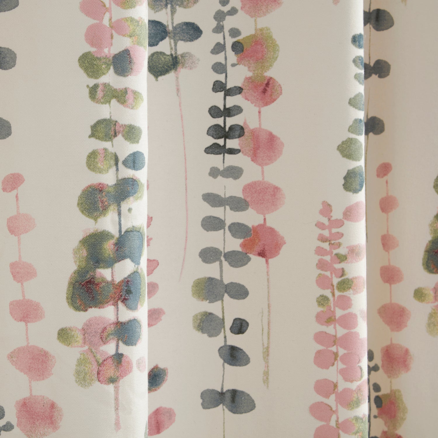 Santa Maria Ready Made Eyelet Curtains Flamingo