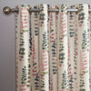 Santa Maria Ready Made Eyelet Curtains Flamingo