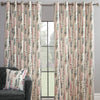 Santa Maria Ready Made Eyelet Curtains Flamingo