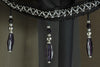 Crystal Ready Made Single Voile Curtain Black