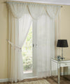 Crystal Ready Made Single Voile Curtain Cream