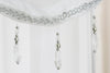 Crystal Ready Made Single Voile Curtain White
