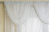 Crystal Ready Made Single Voile Curtain White