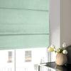 Satin Made to Measure Roman Blind Duckegg