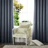 Satin Made to Measure Curtain Wedgewood