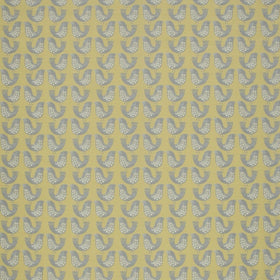iLiv Scandi Birds Fabric Mustard