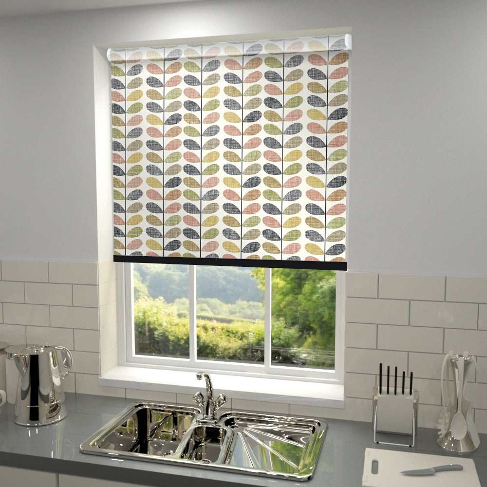 Orla Kiely Scribble Stem Made to Measure Blackout Roller Blind Multi