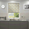 Orla Kiely Scribble Stem Made to Measure Roller Blind Seagrass Duckegg