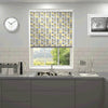 Orla Kiely Scribble Stem Made to Measure Blackout Roller Blind Seagrass Duckegg