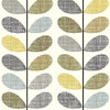 Orla Kiely Scribble Stem Made to Measure Roller Blind Seagrass Duckegg
