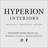 Hyperion Selene Luxury Chenille Filled Cushion 55cm x 55cm Deep Navy