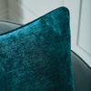 Hyperion Selene Luxury Chenille Filled Cushion 55cm x 55cm Rich Teal