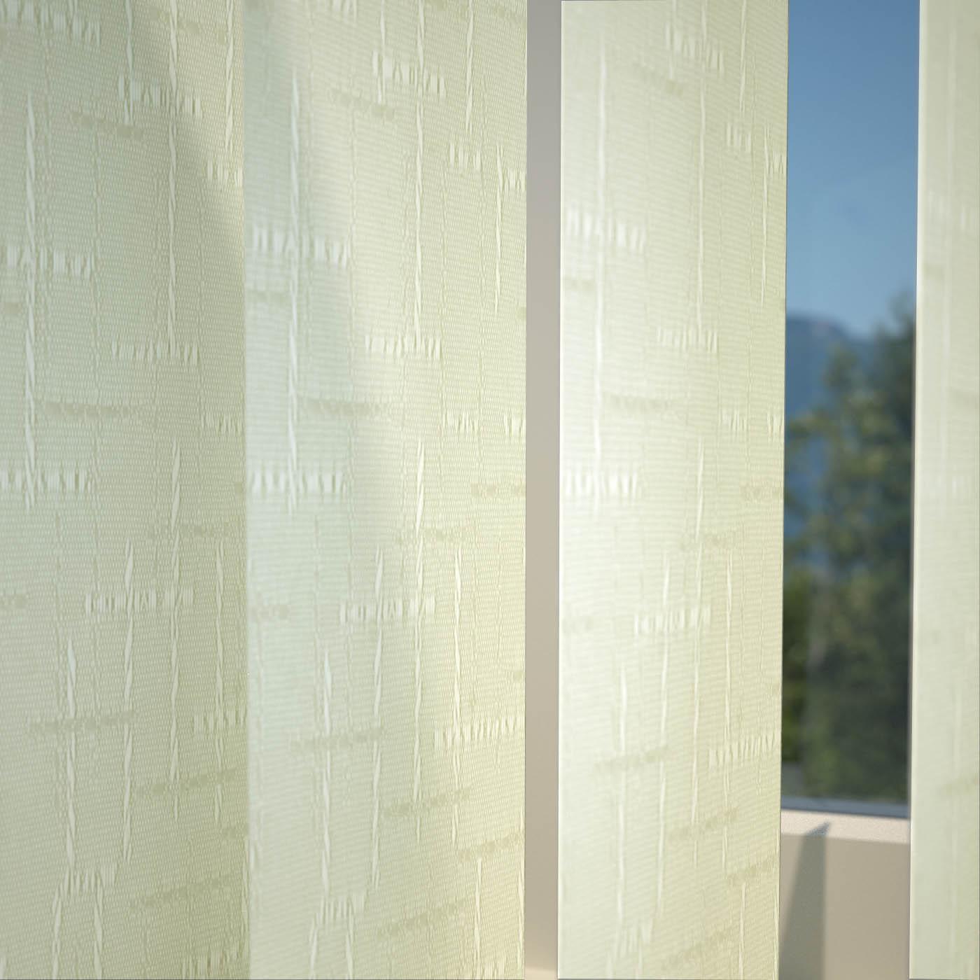 Sicily Made to Measure Vertical Blind Oyster