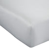 Catherine Lansfield Silky Soft Satin Fitted Sheet Single Silver Grey