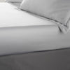 Catherine Lansfield Silky Soft Satin Fitted Sheet Single Silver Grey