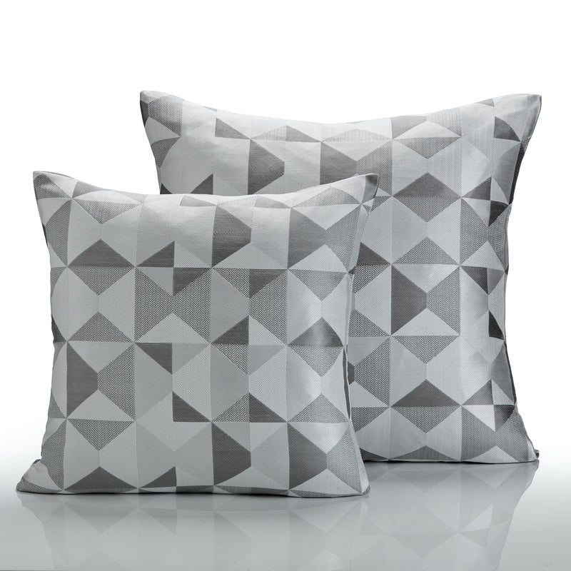 Skandi Filled Cushion 45cm x 45cm Silver